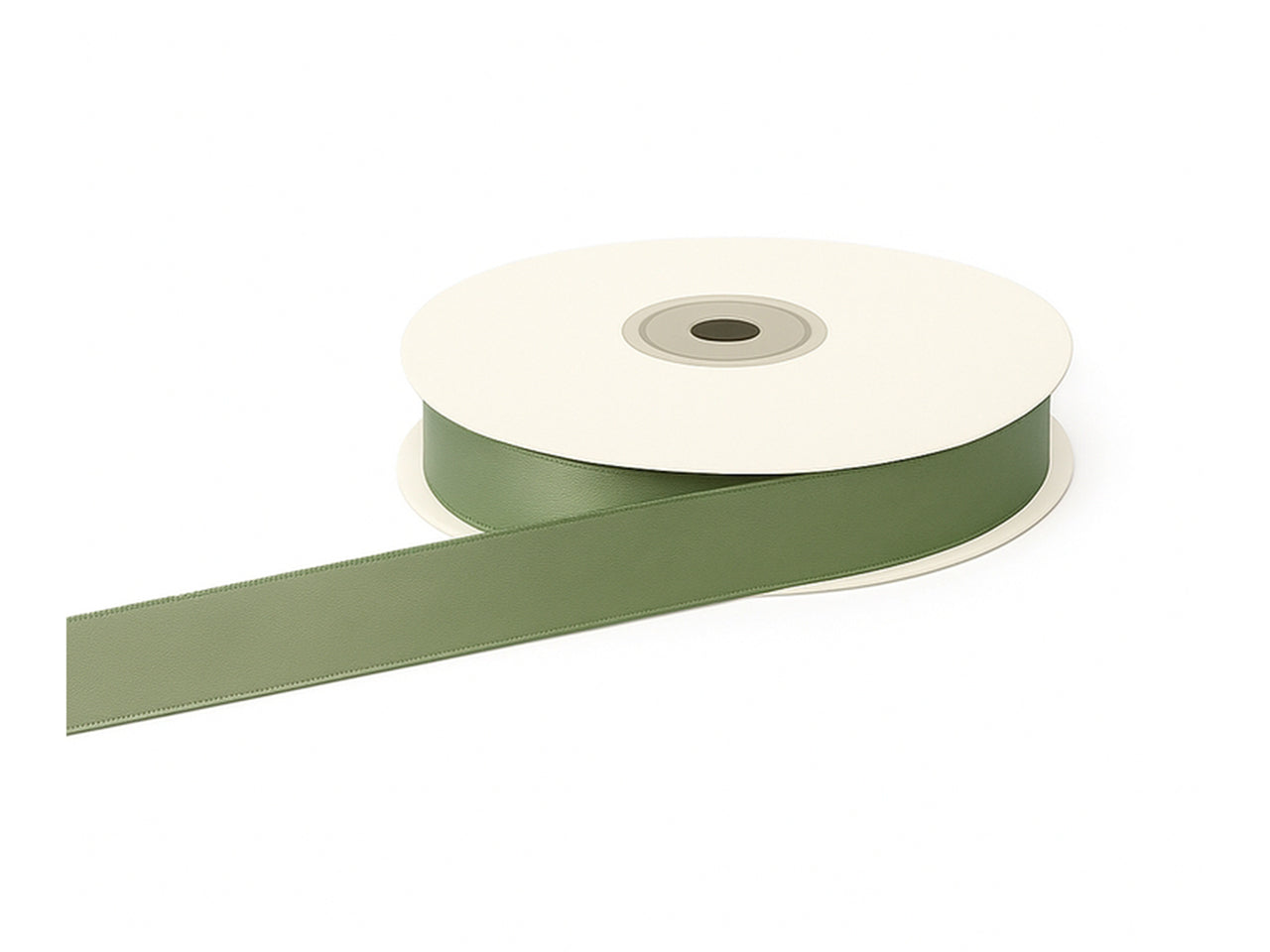 Doppio raso verde salvia 40mmX50mt