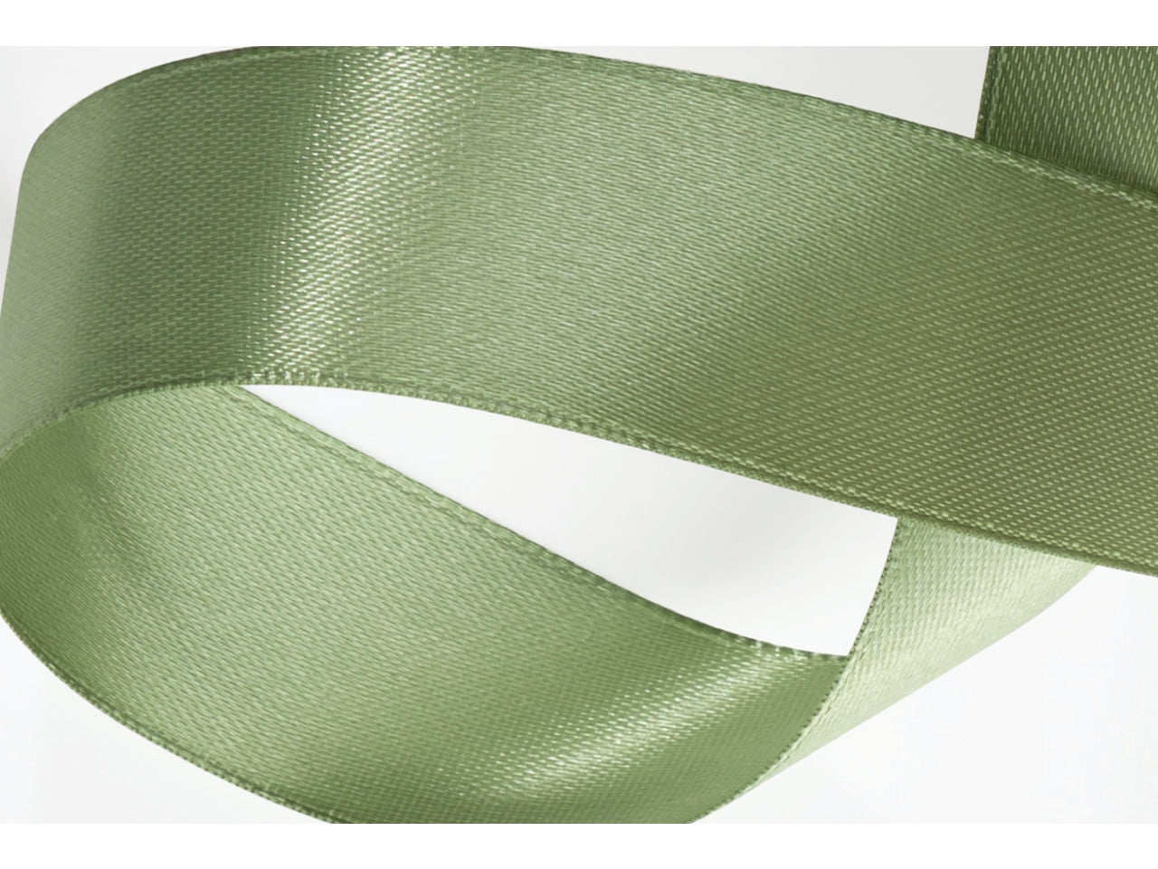 Doppio raso verde salvia 40mmX50mt