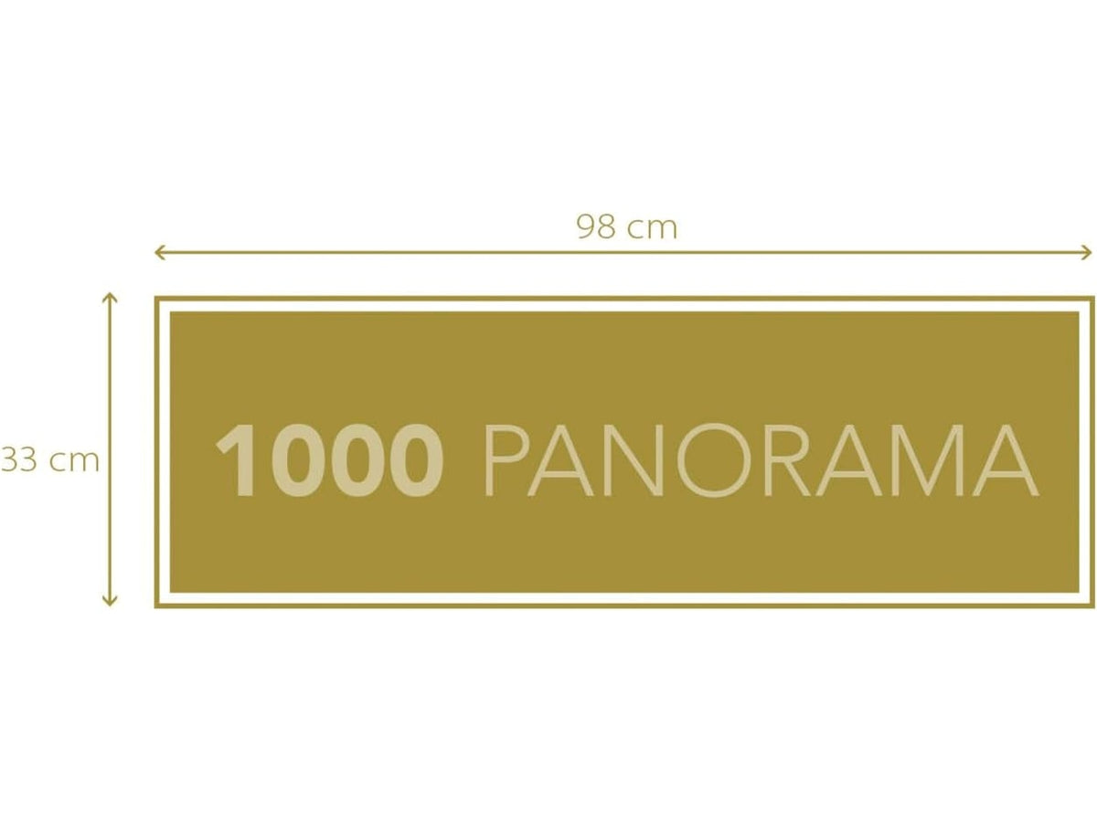 Puzzle 1000 Panorama Princess Compact Box