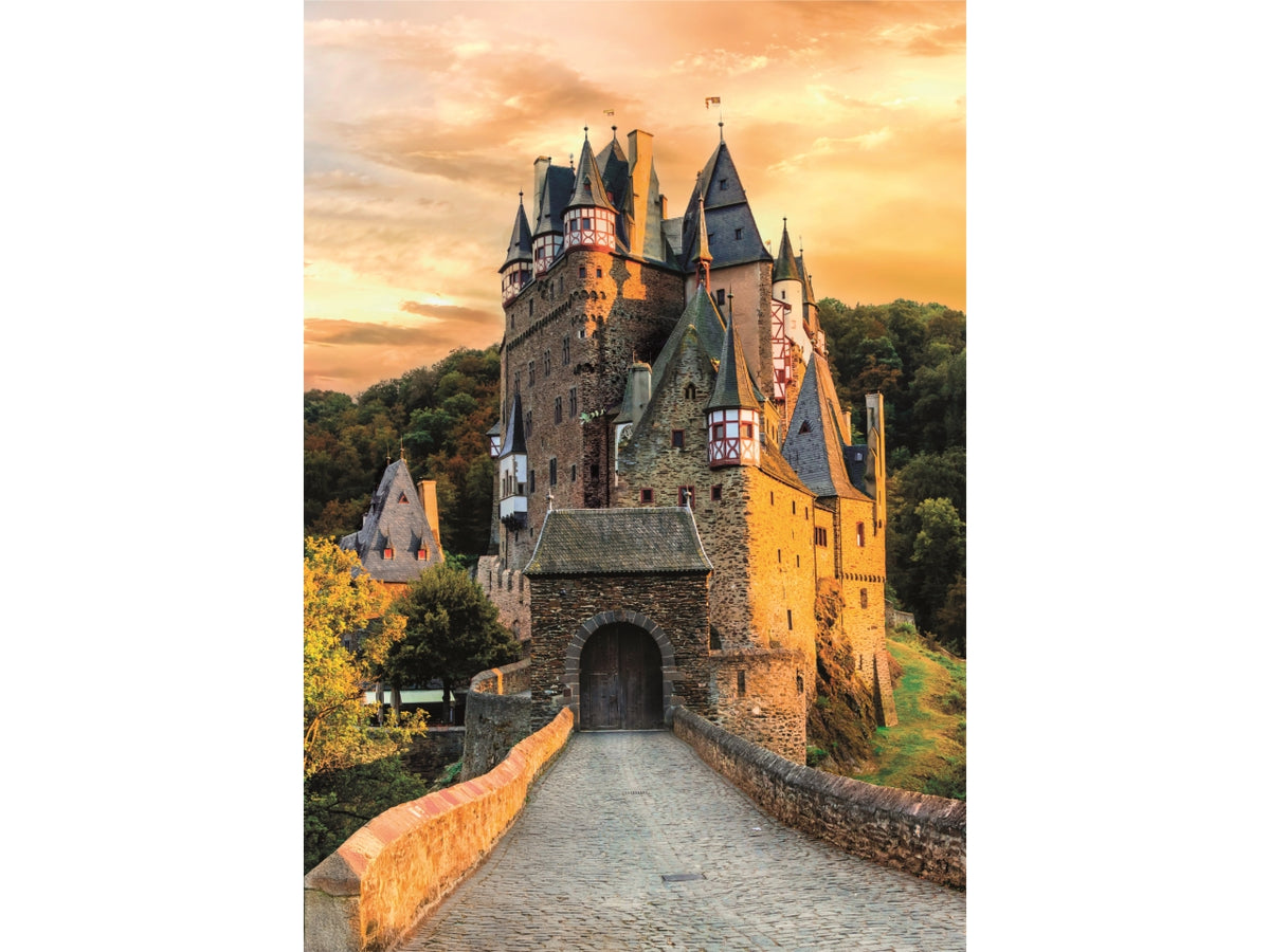 Puzzle 1000 Hqc Golden Hour At Eltz Castle