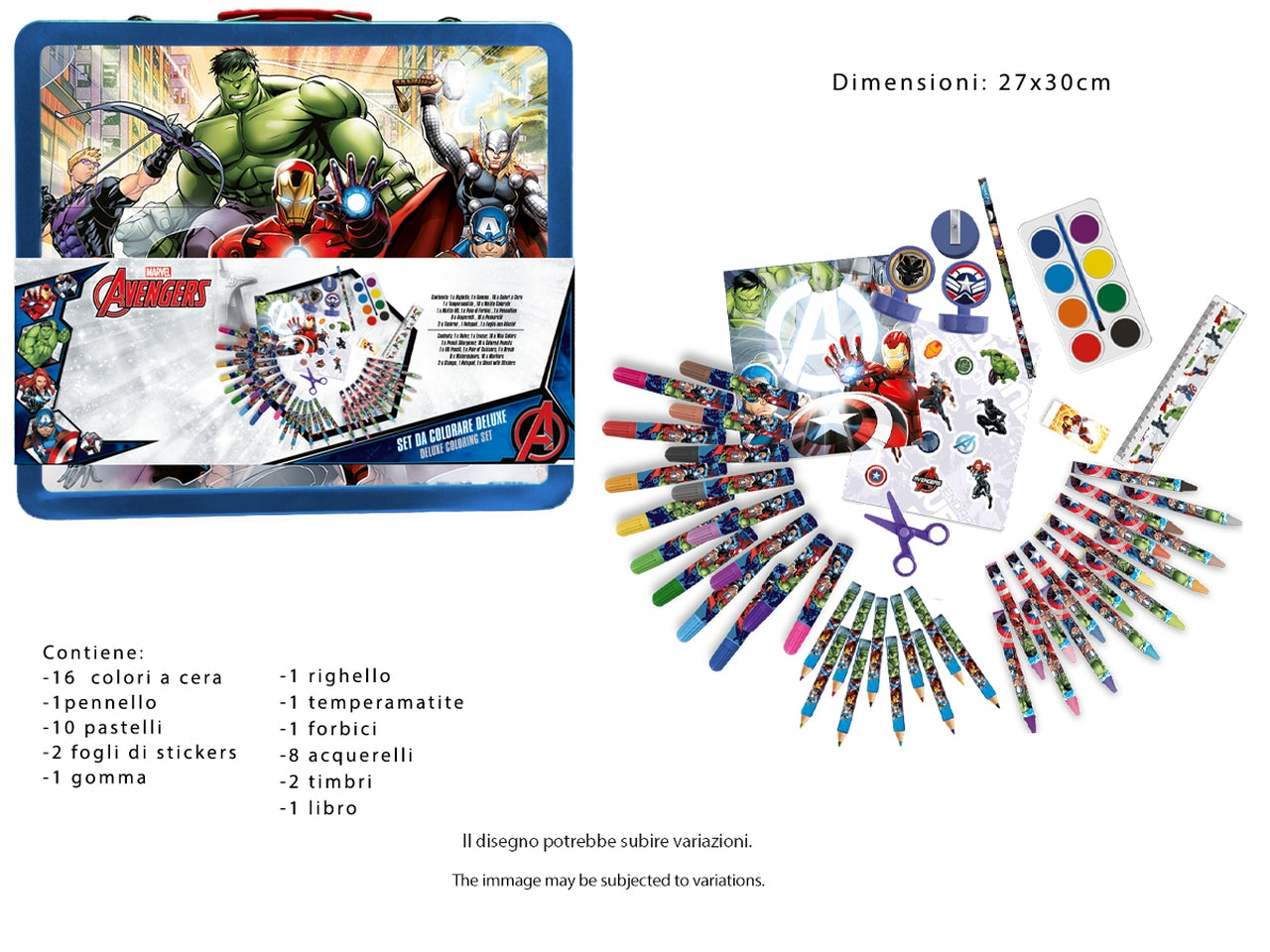 Avengers Set da colorare deluxe