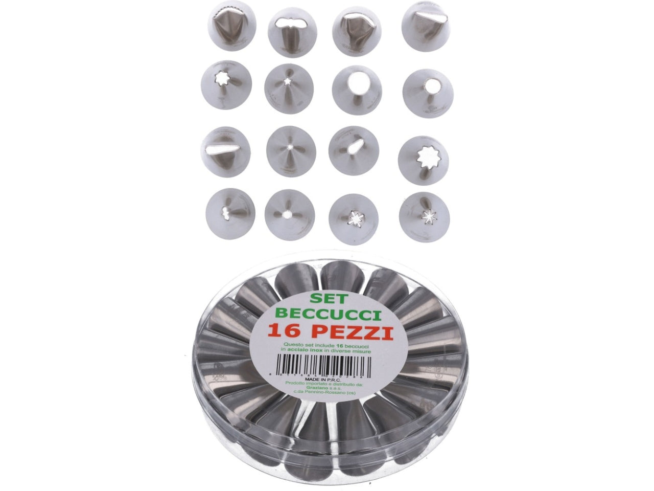 Beccucci set da 16 beccucci