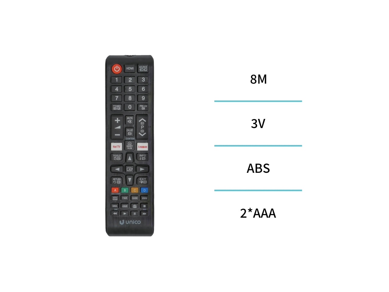 Telecomando TV Nuovo Samsung nero