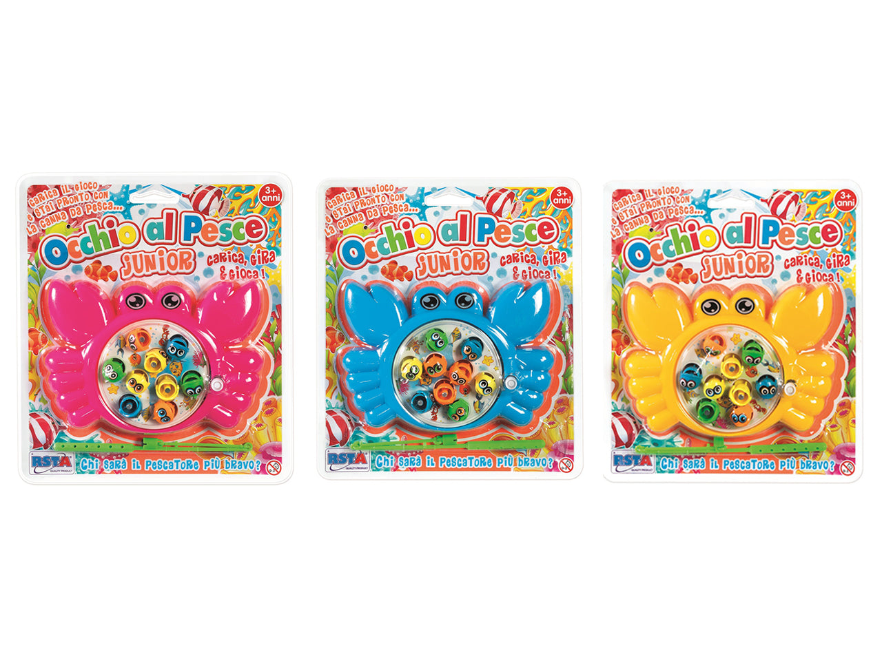 Gioco pesca occhio al pesce granchio