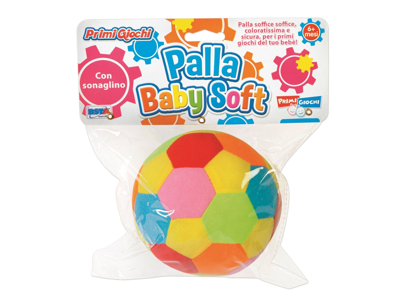 Palla baby soft con sonaglino