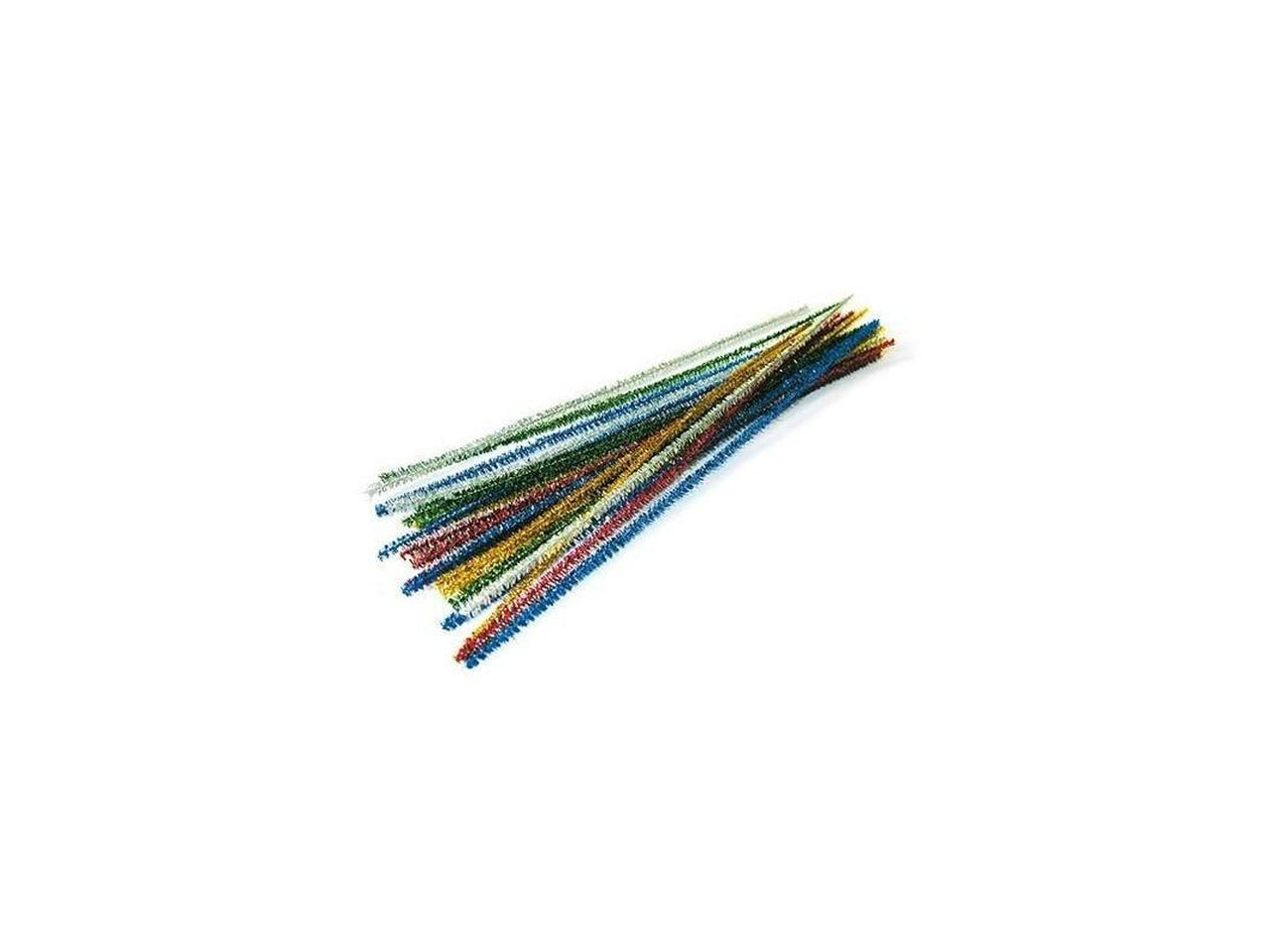 Ciniglia lamÃ¨ 30cm in busta da 25 fili colori assortiti