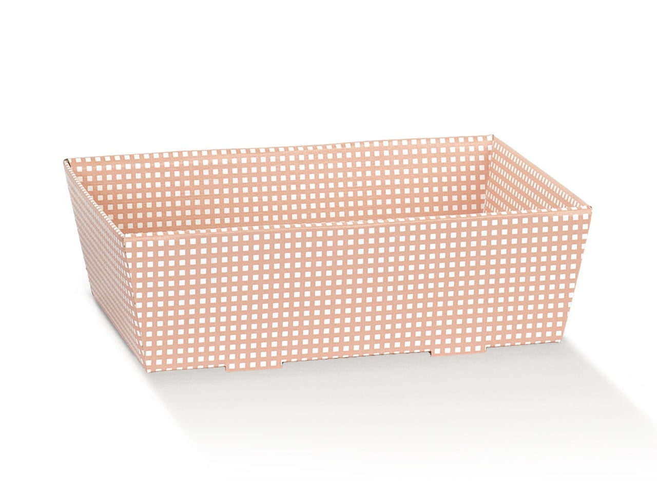 Quadretti pesca vassoio conico 29x21x9cm