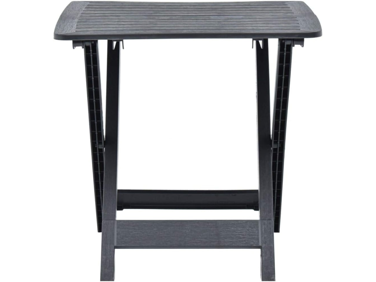 Tavolo in plp pieghevole tevere antracite 79x72x70cm
