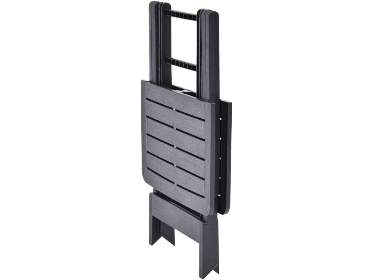 Tavolo in plp pieghevole tevere antracite 79x72x70cm