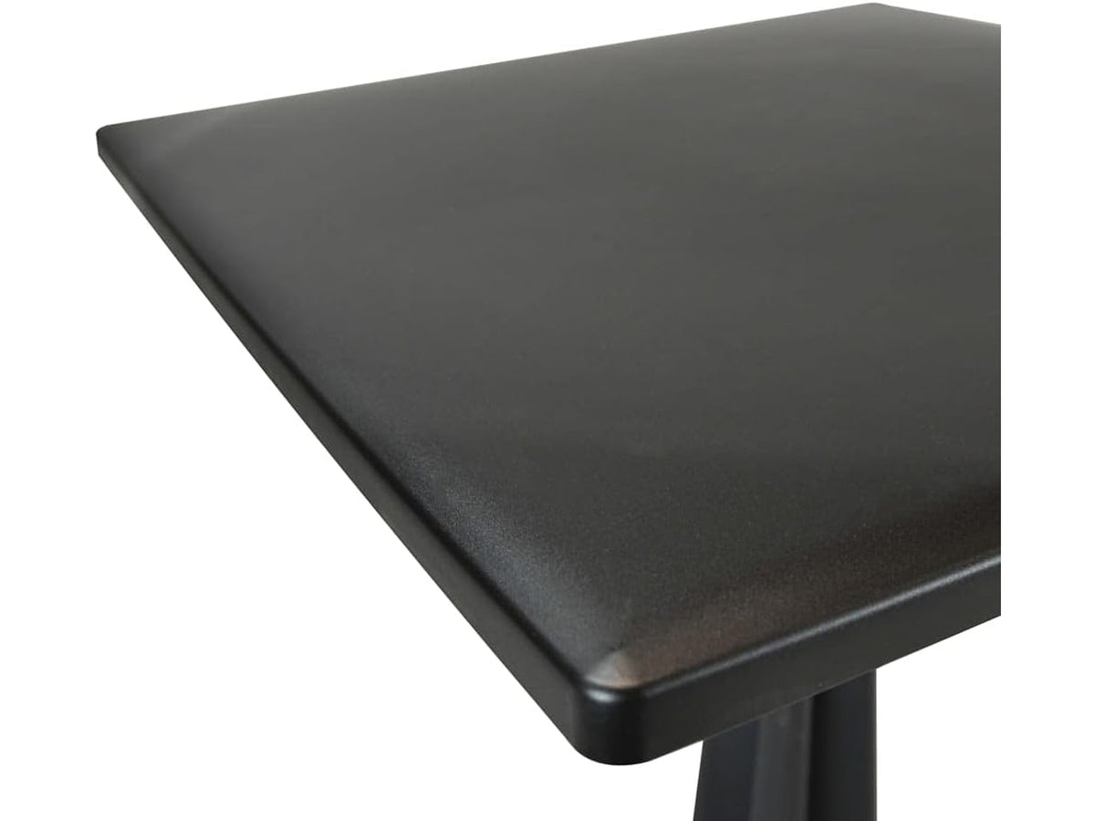 Tavolo plp quadrato ponente antracite 70x70x72cm