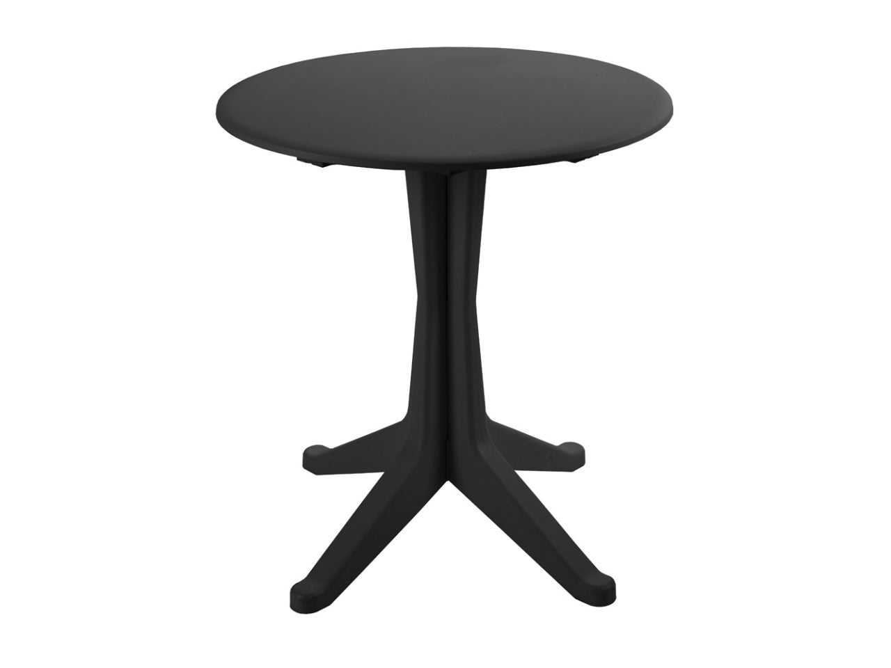 Tavolo plp rotondo levante antracite 70x70x72cm