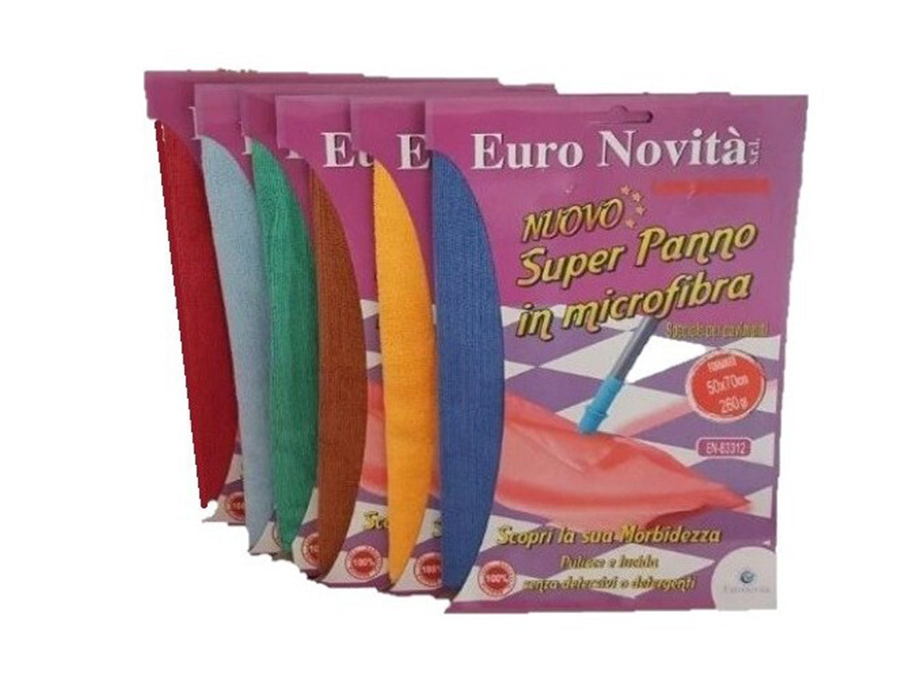 Panno microfibra 50x70cm 250gr