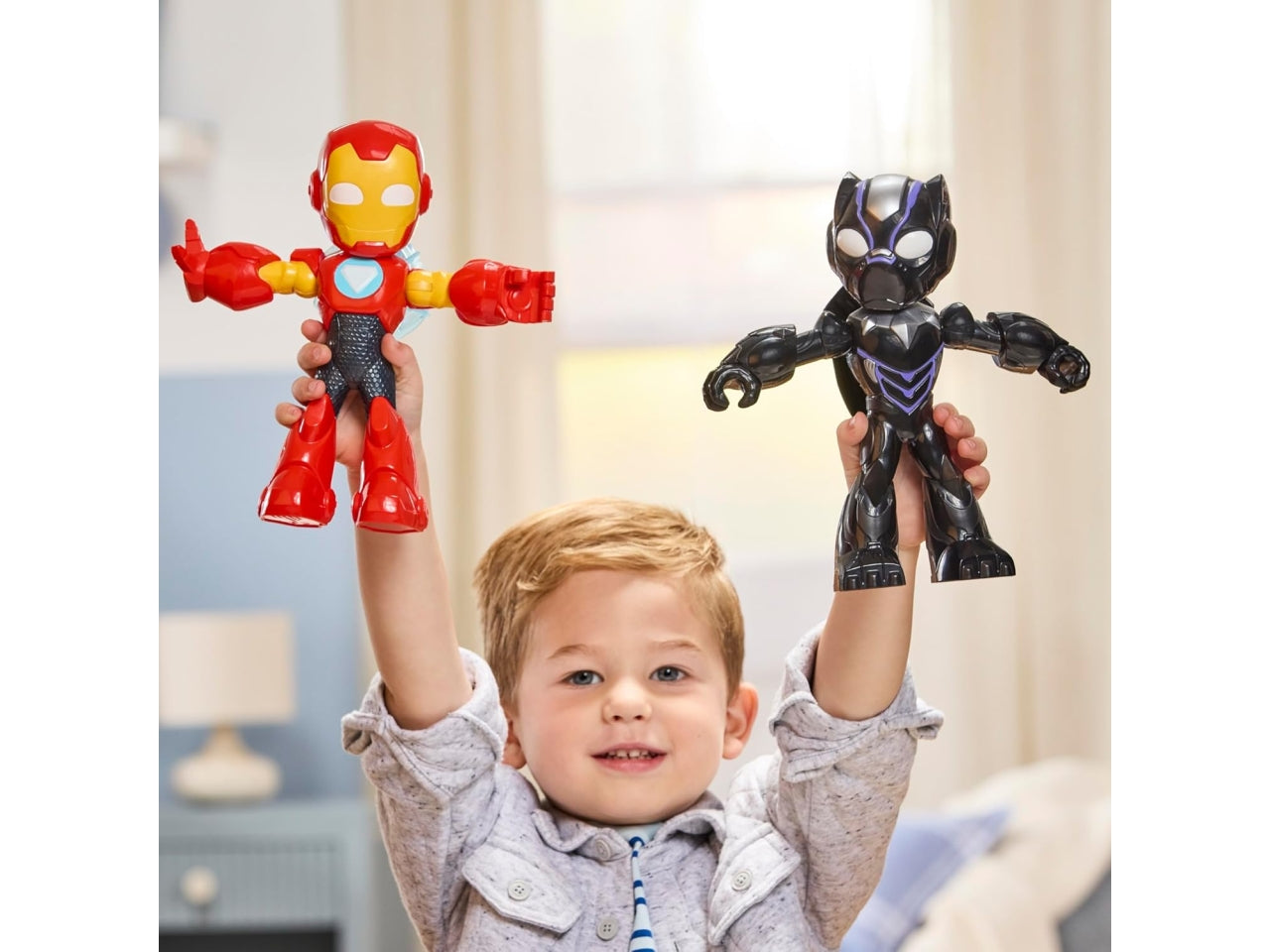 Iron Man And His Awesome Friends Figura Mega Black Panther