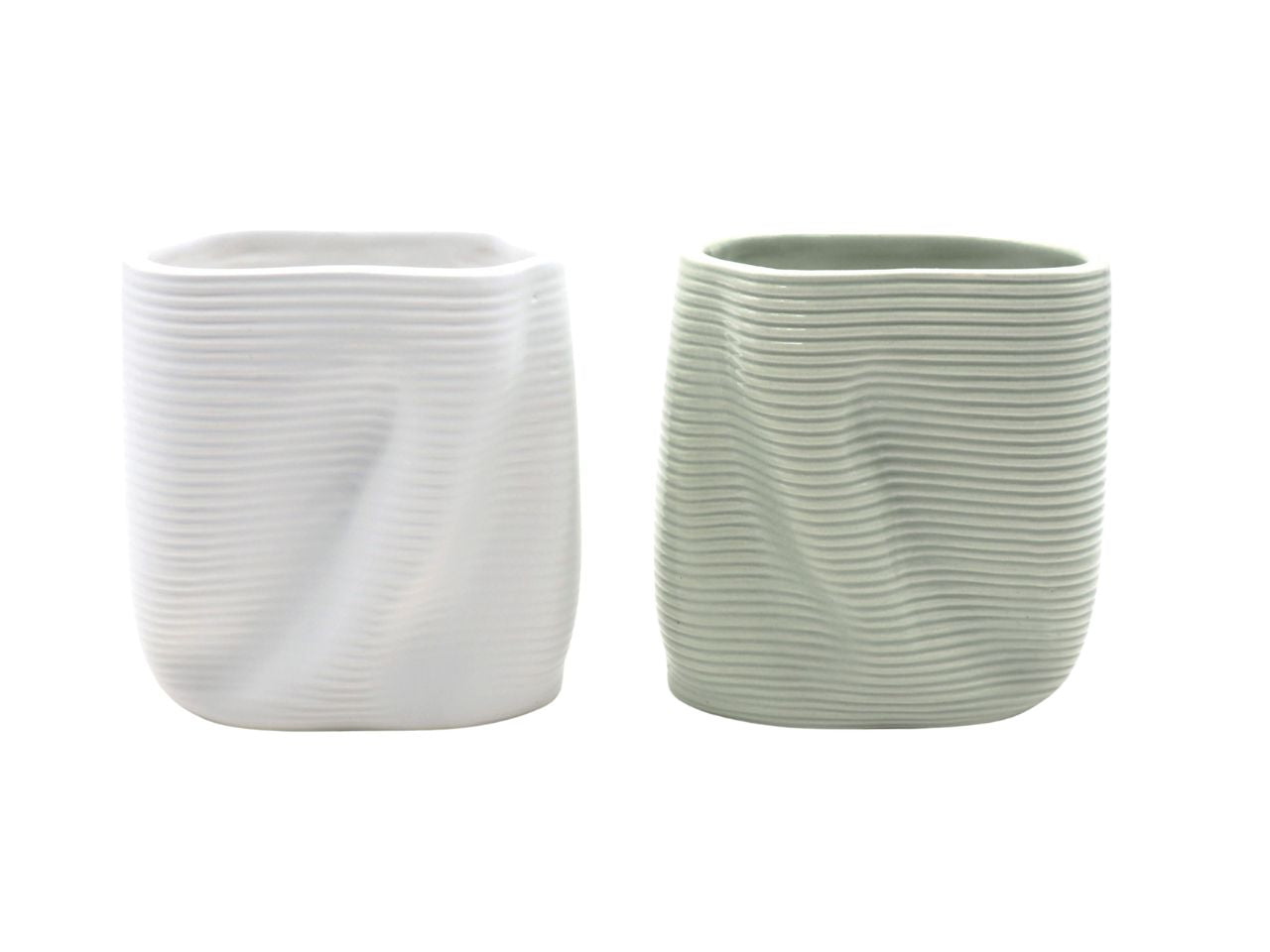 Vaso dolomite h.13x7,5x12cm colori assortiti