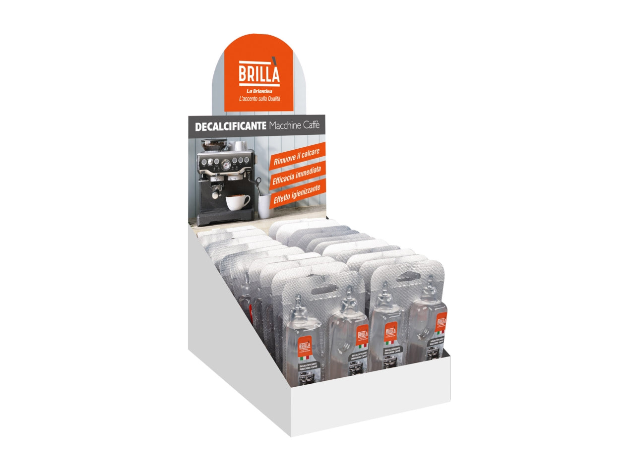 Decalcificante liquido per macchine caffÃ¨, blister da 2 pezzi