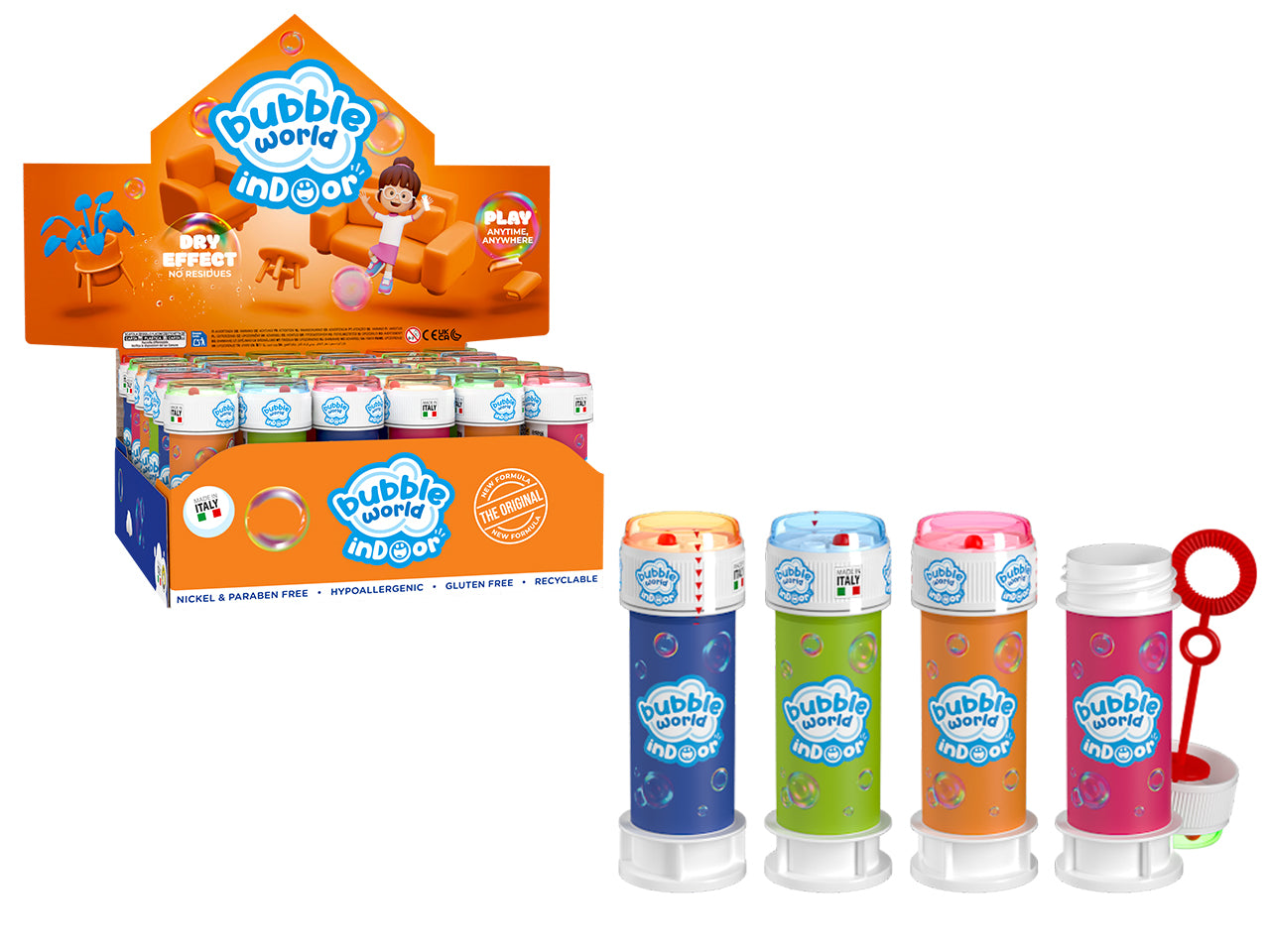 Bolle di sapone indoor