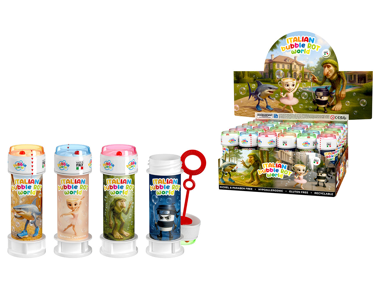 Bolle di sapone italian bubblerot