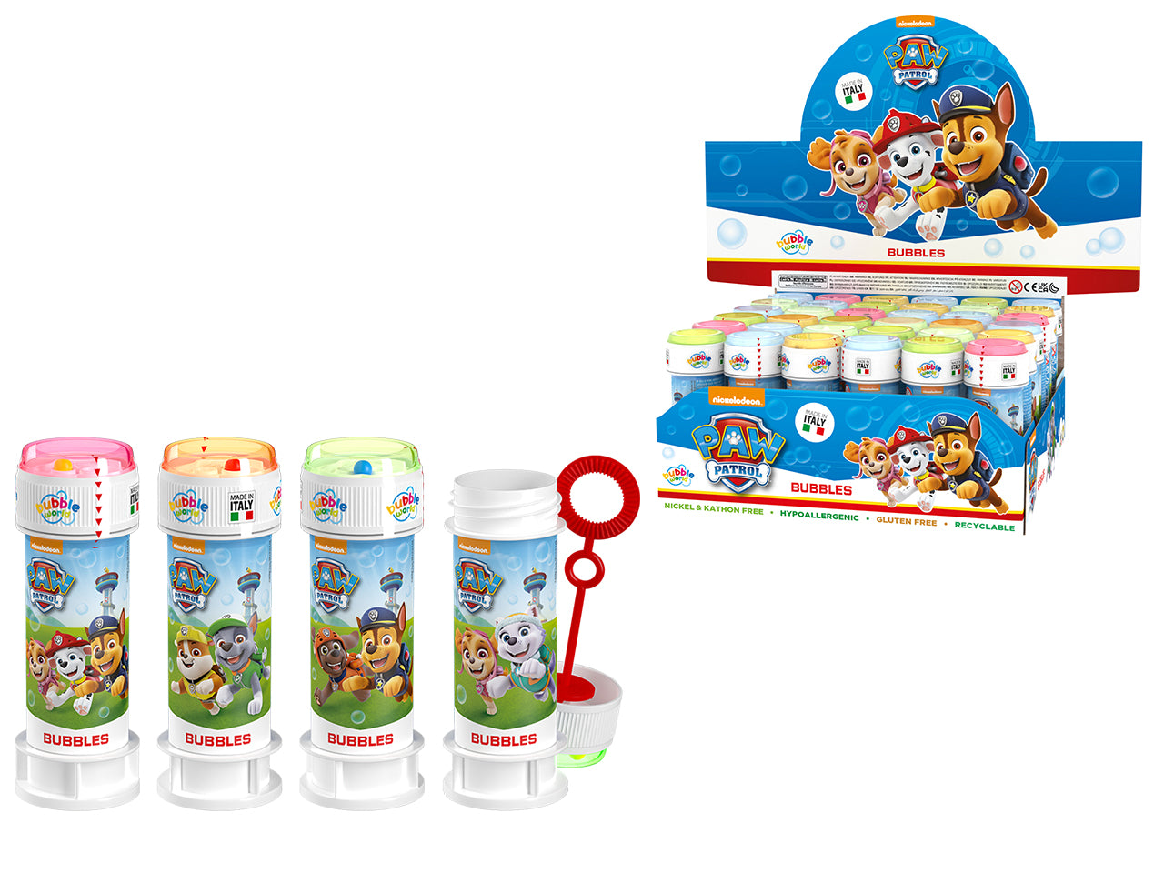 Bolle di sapone paw patrol