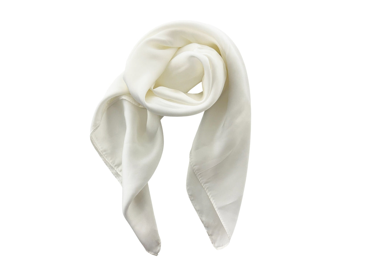 Foulard baralino 70x70cm tinta unita panna