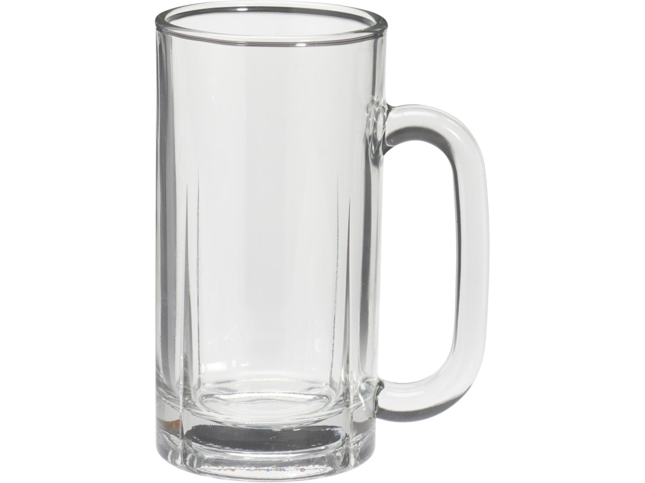Boccale da birra in vetro sodalime, capacitÃ  550ml/18.64oz, dimensioni d.12xh.15,8cm, peso 665gr