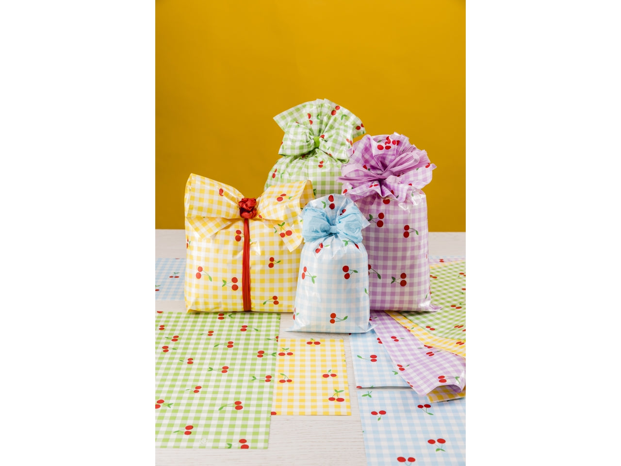 Buste regalo Cherry 15x25cm, confezione da 50 Buste regalo in 4 colori assortiti