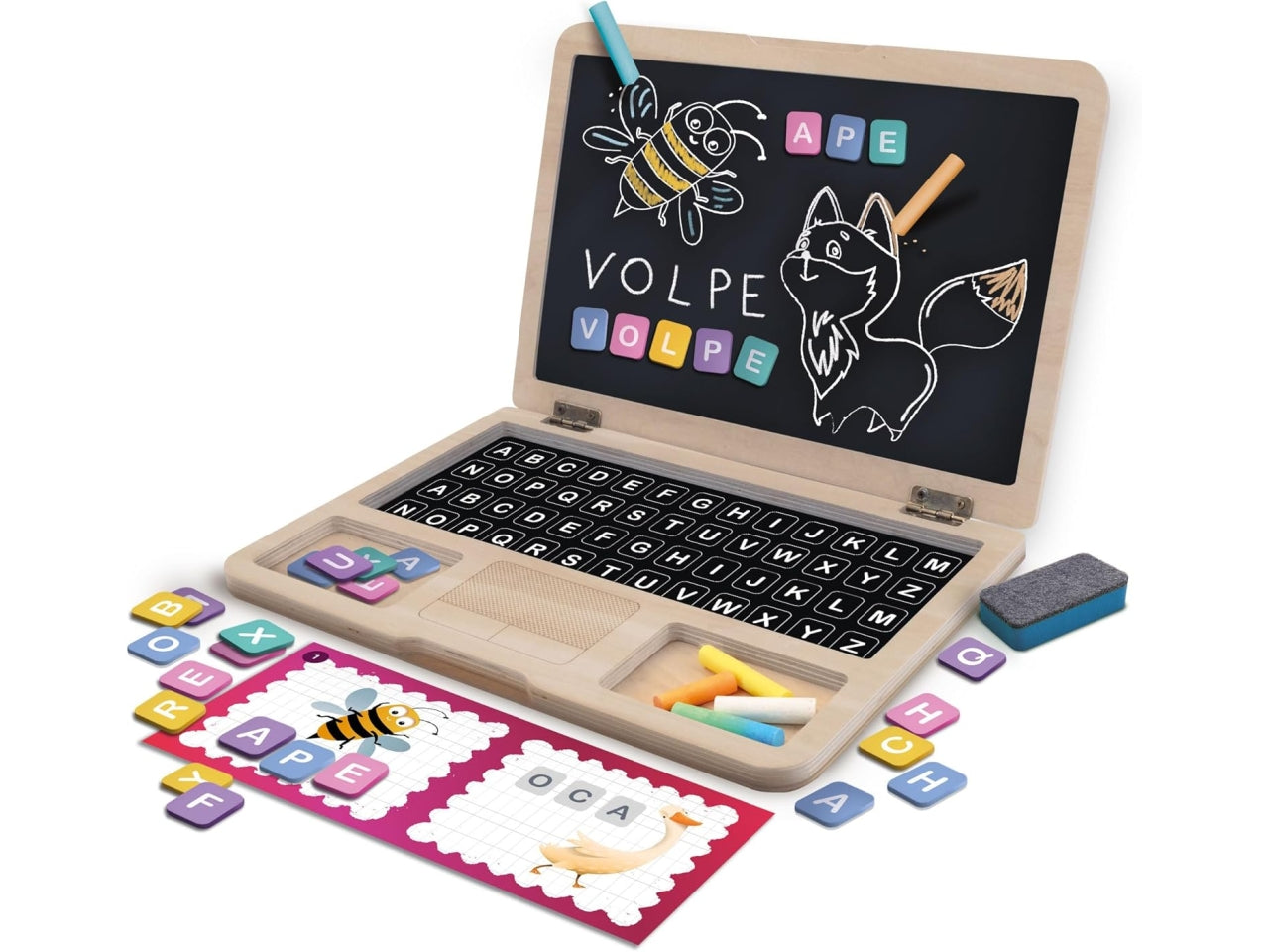 Carotina gli utilissimi primo laptop di legno
