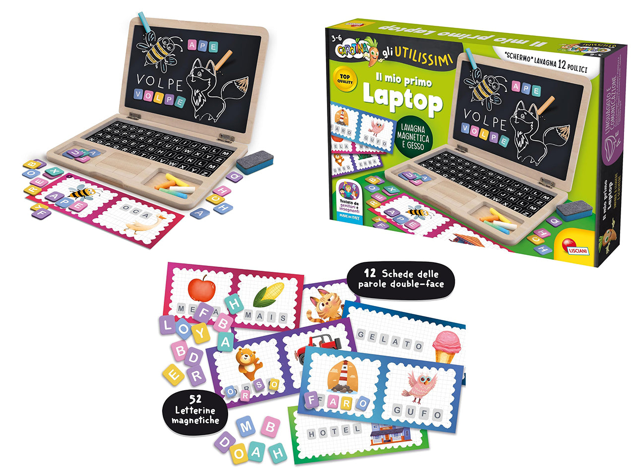 Carotina gli utilissimi primo laptop di legno
