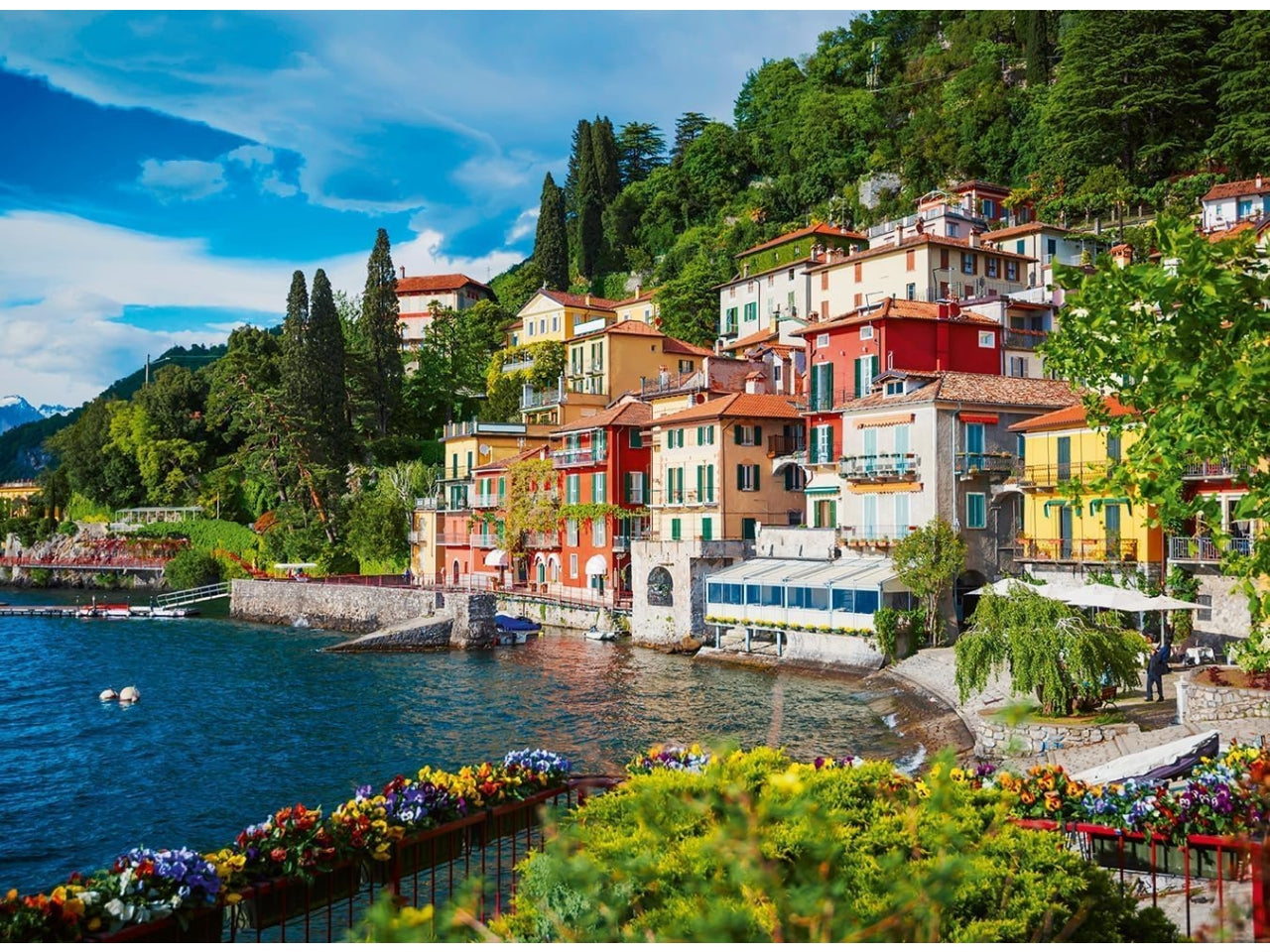 Puzzle 1000 Pezzi, Lago di Como - Ravensburger