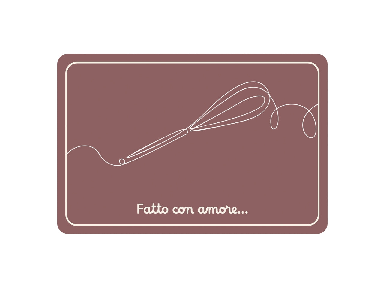 Tovaglietta amore 30x45cm