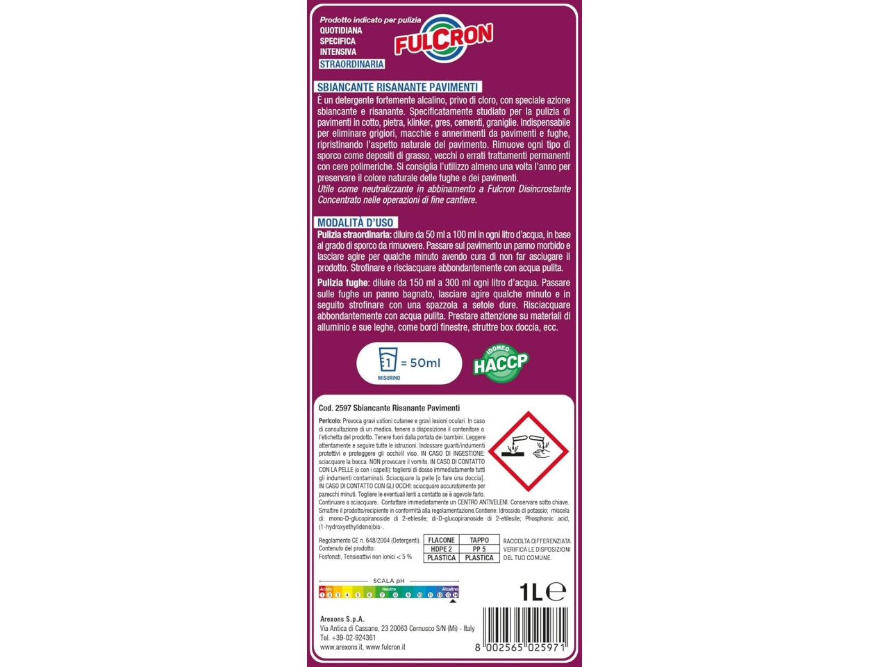 Fulcron sbiancante risanante 1l