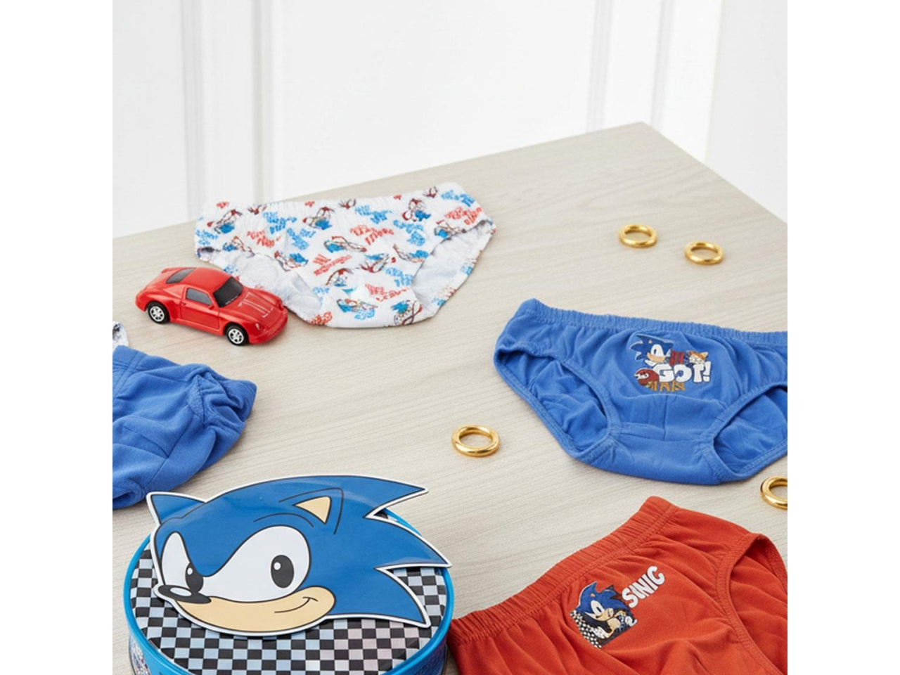 Sonic set mutandine maglietta bag taglia 02/03