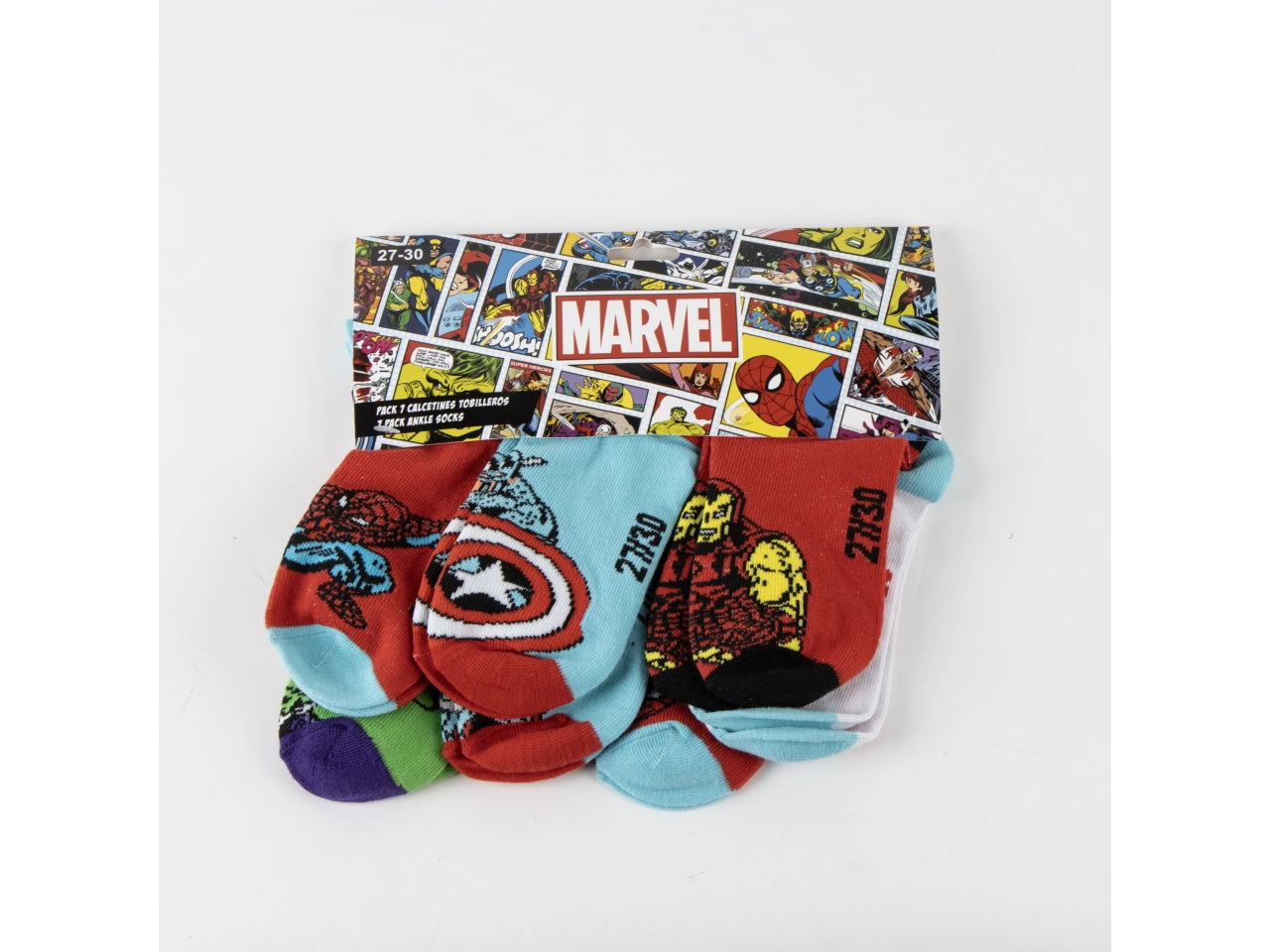 Marvel calzini alla caviglia taglia 27/30