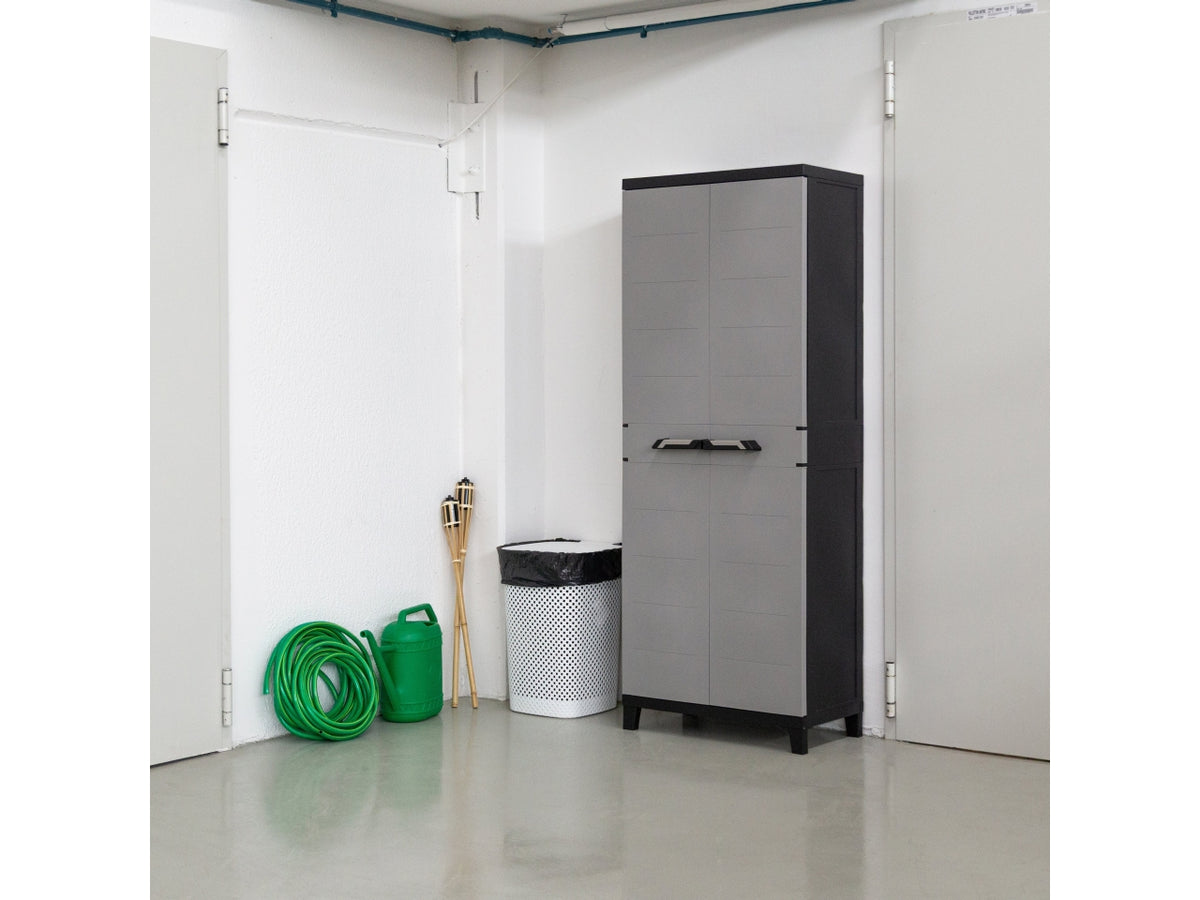 Armadio prime portascope antracite scuro/grigio tortora
