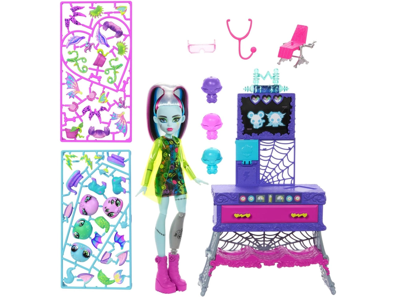 Monster High Il Laboratorio Dei Cuccioli Con Bambola
