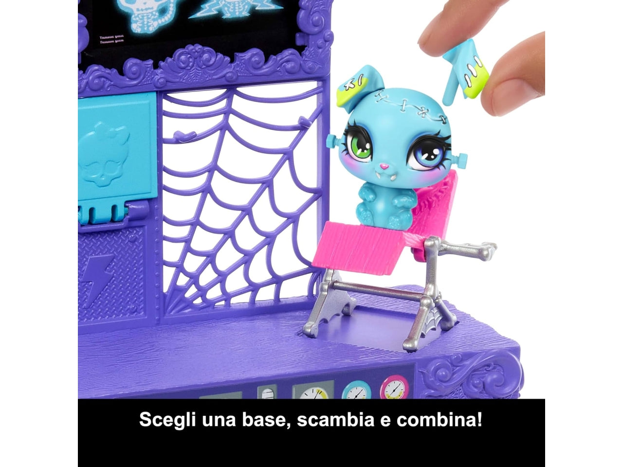 Monster High Il Laboratorio Dei Cuccioli Con Bambola
