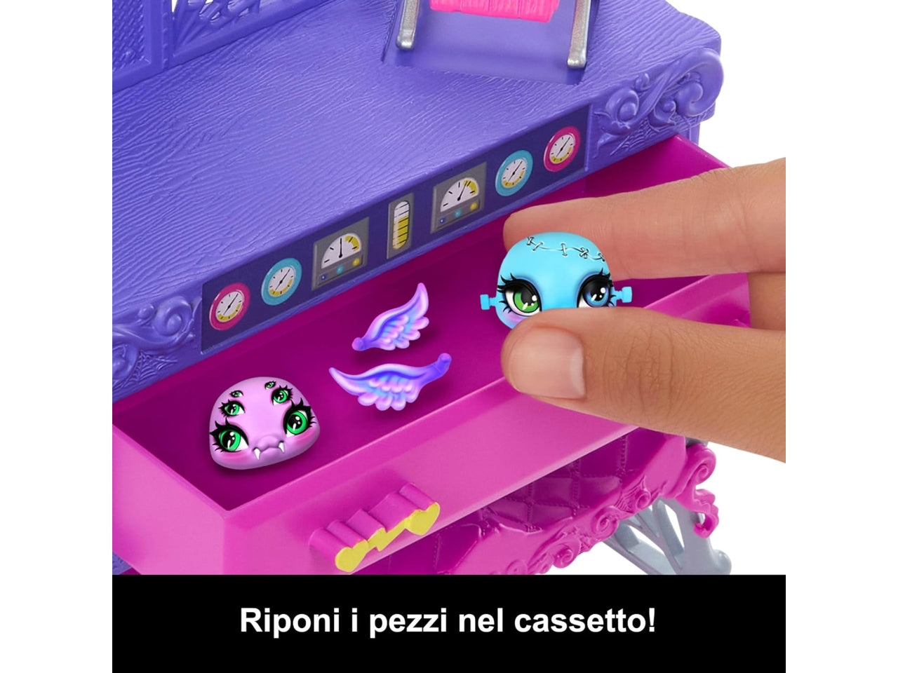 Monster High Il Laboratorio Dei Cuccioli Con Bambola