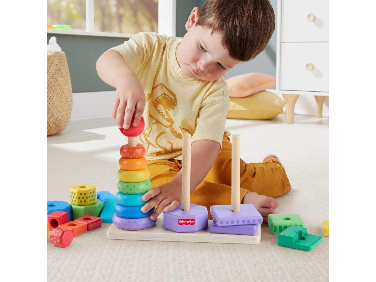 Fisher price set 3 piramide
