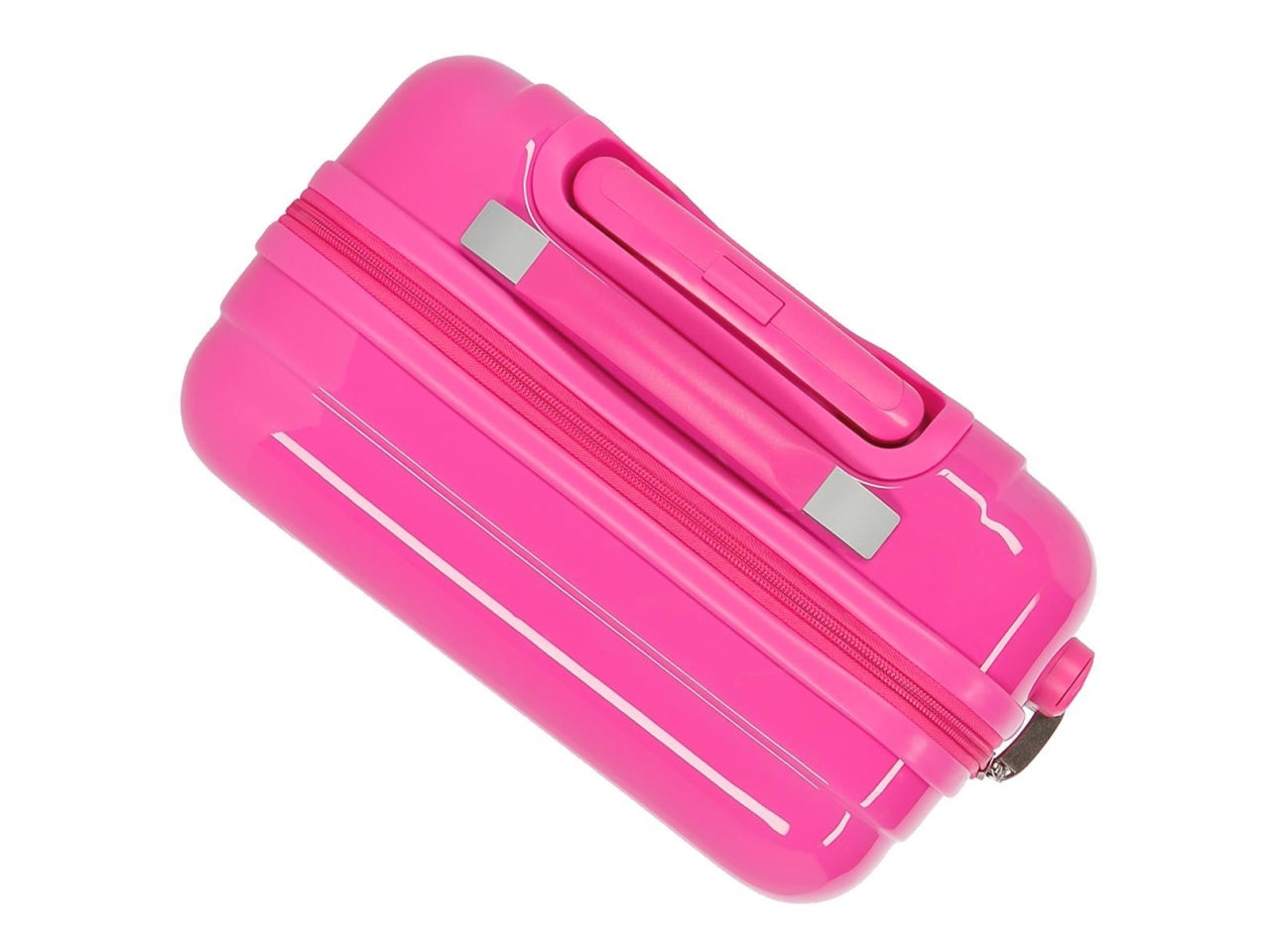 Roll road valigia in abs 55cm 4 ruote little me unicorn
