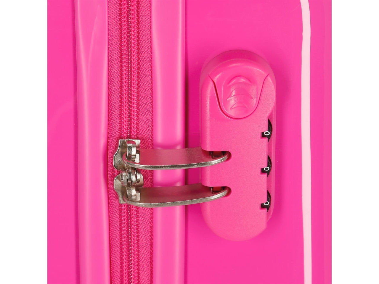 Roll road valigia in abs 55cm 4 ruote little me unicorn