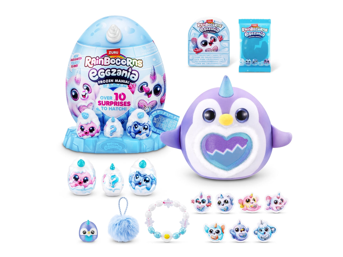 Peluche rainbocorns eggzania frozen mania
