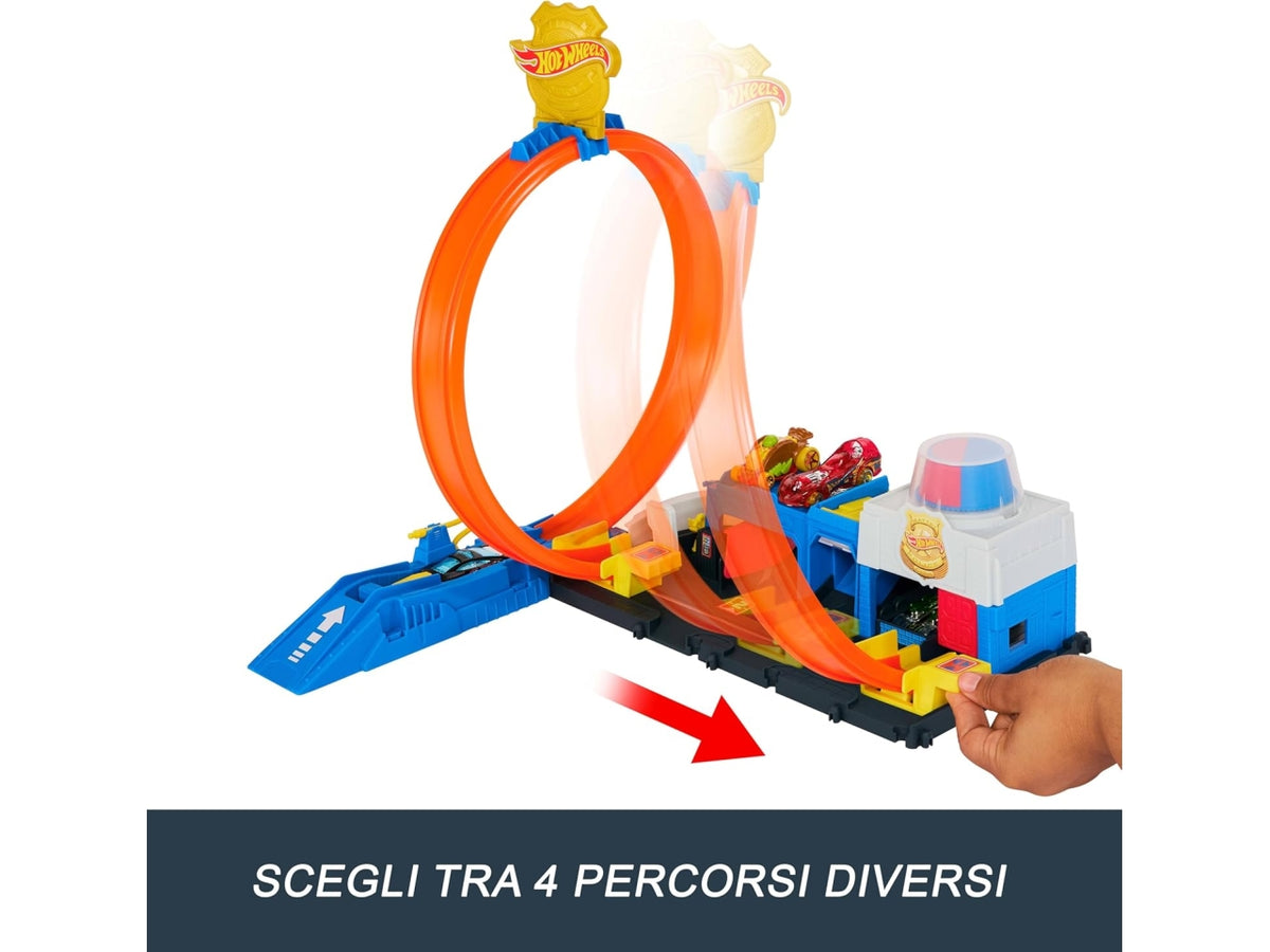 Hot Wheels city super staz polizia