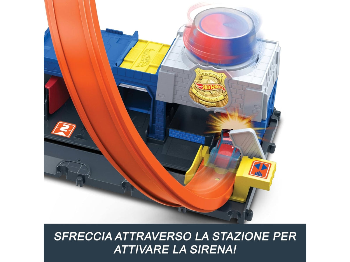 Hot Wheels city super staz polizia
