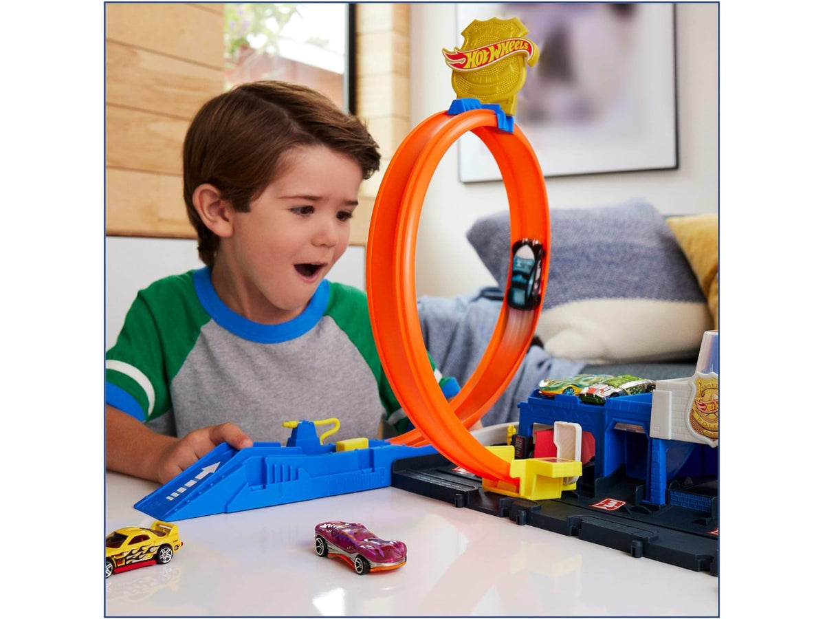 Hot Wheels city super staz polizia