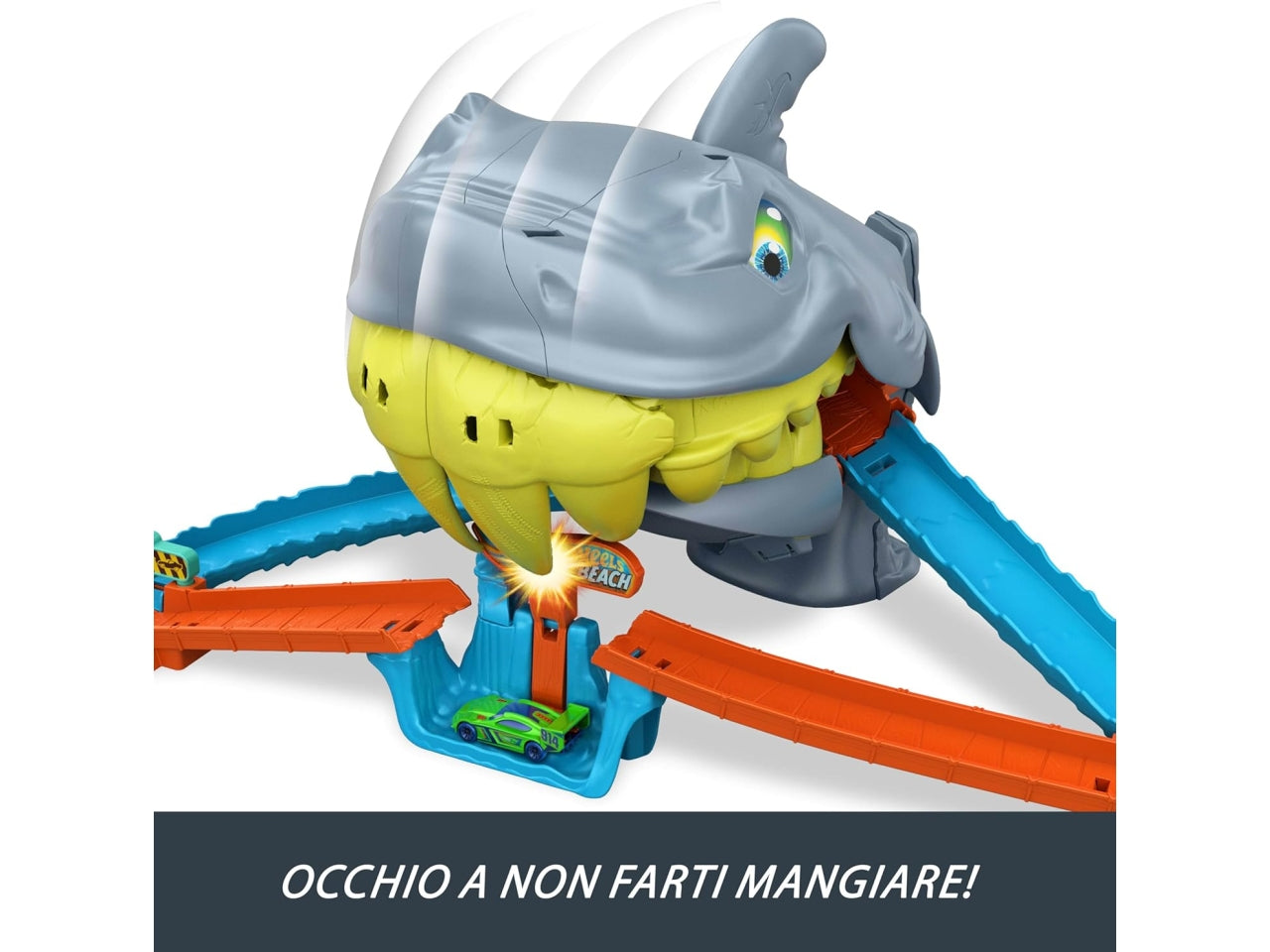 Hot Wheels pista attacco al mega squalo