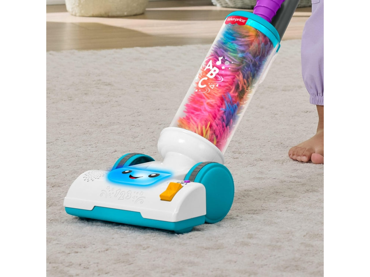 Fisher-price taspirapolvere ridi e impara 2 in 1