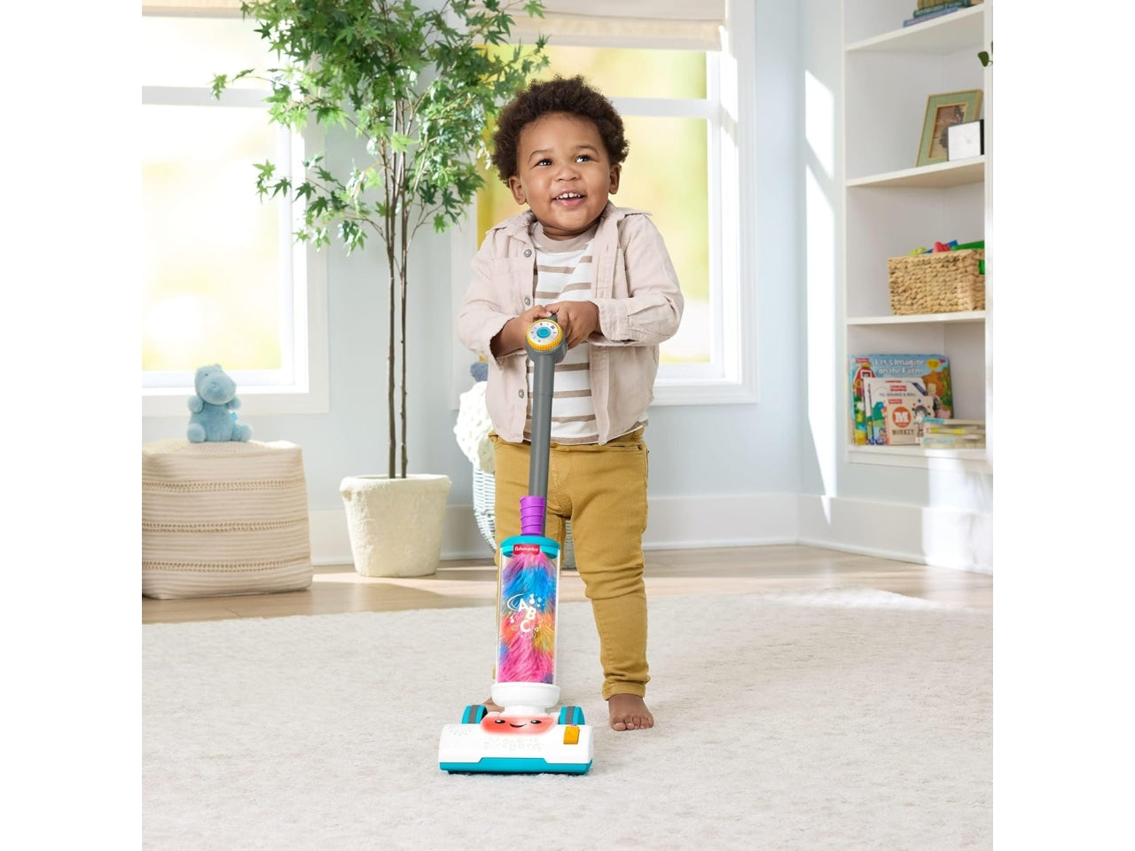 Fisher-price taspirapolvere ridi e impara 2 in 1