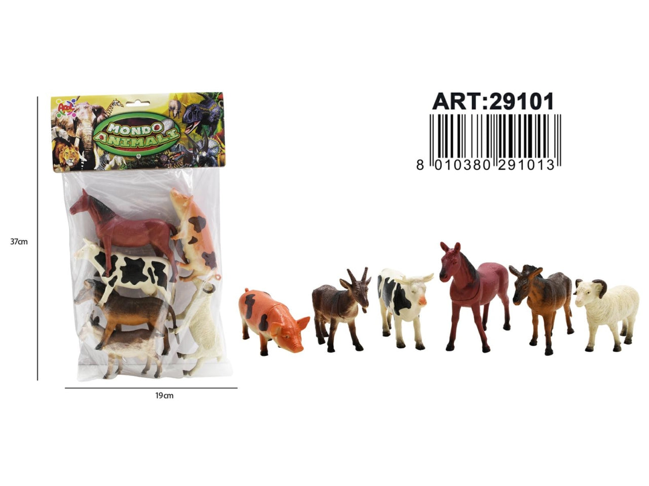 Animali della foresta confezione da 6 animali