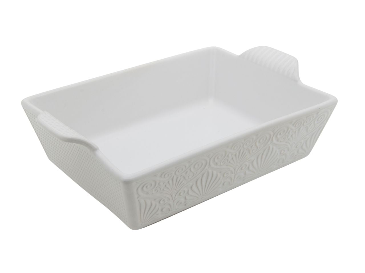 Miba pirofila rettangolare 24x16cm bianca