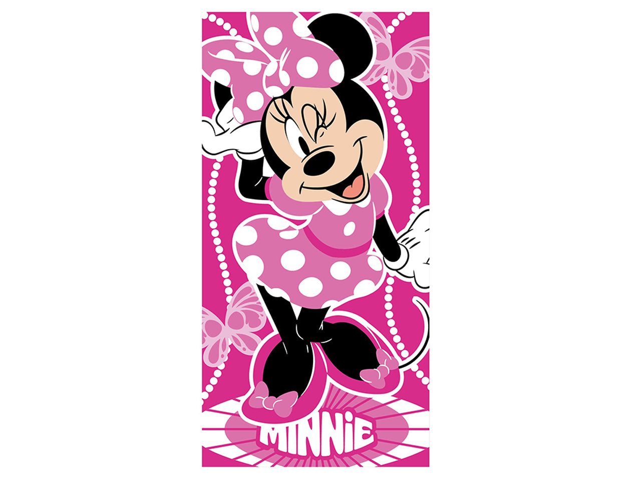 Telo mare Minnie in microfibra 70x140cm $