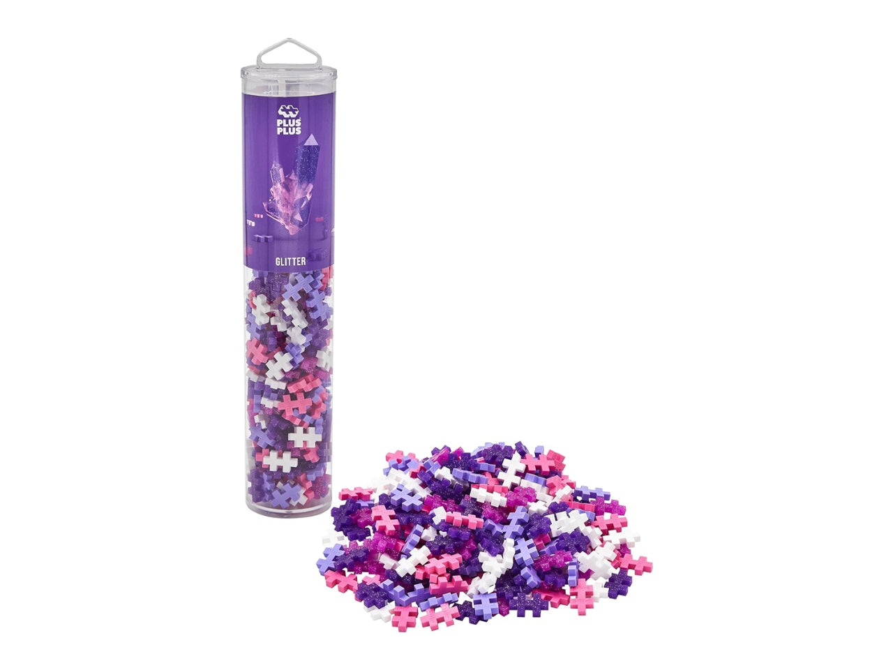 Plus plus tubo glitter 240pz